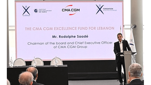 Soutien aux étudiants libanais : CMA CGM et l'École polytechnique s'engagent
