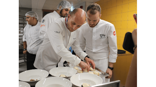 Séjour gourmet : le Chef étoilé Davy Tissot inspire les étudiants en arts culinaires de l'IGE