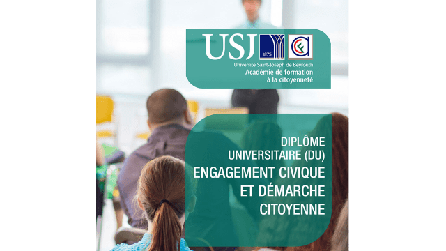 Préparez l'Avenir du Liban : Rejoignez le Diplôme Universitaire en Engagement civique !